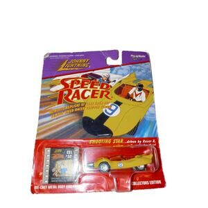 Johnny Lightning Speed Racer Collectors Edition Shooting Star Yellow New